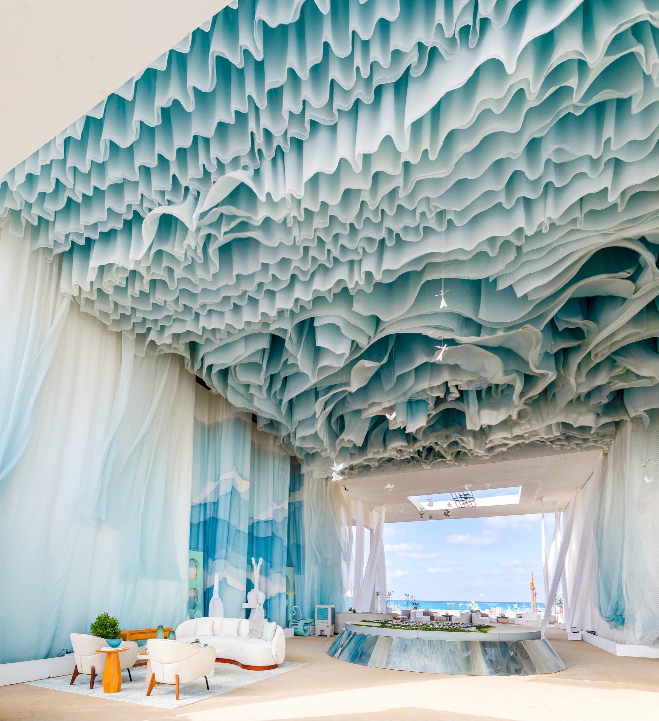 Fabric stretch ceilings