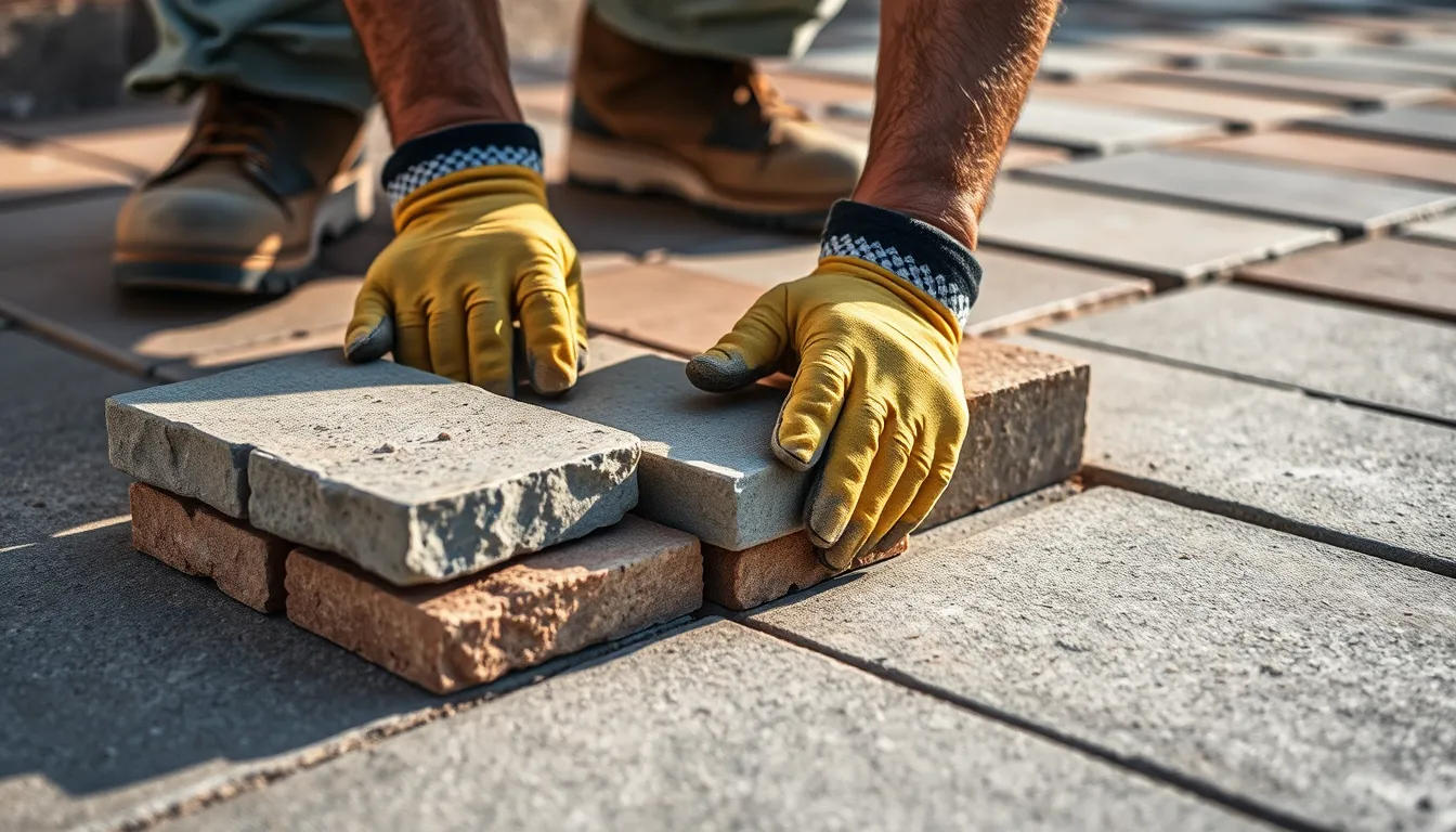 Laying paving slabs on different bases: how to do it right