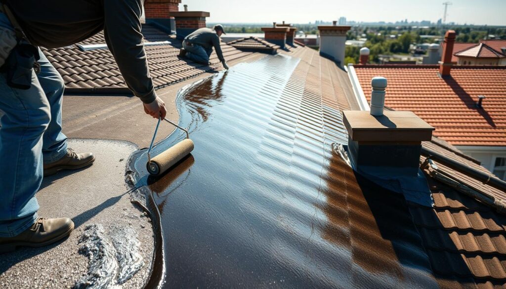 waterdichtingswerkzaamheden op het dak