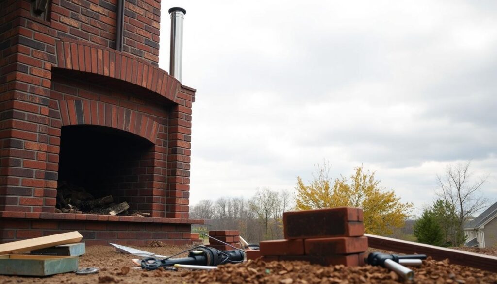 chimney installation