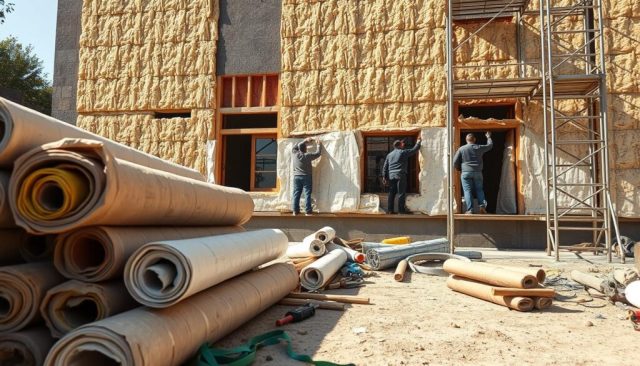 insulating the facade