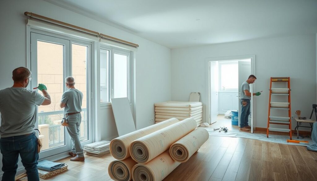 insulation of apartments from the inside