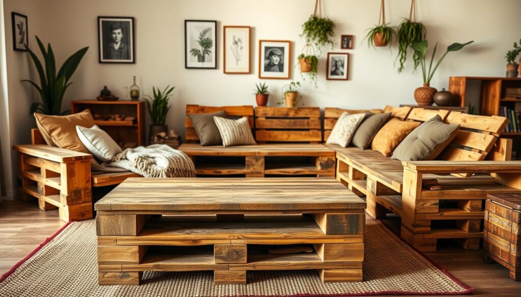 ontwerp meubels van pallets