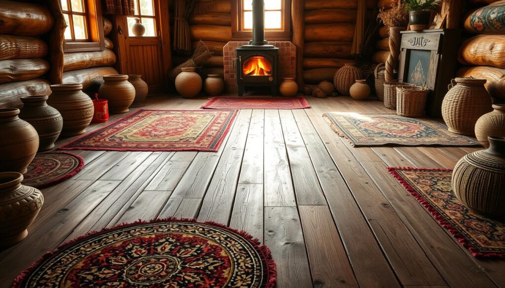 floor in a Ukrainian house