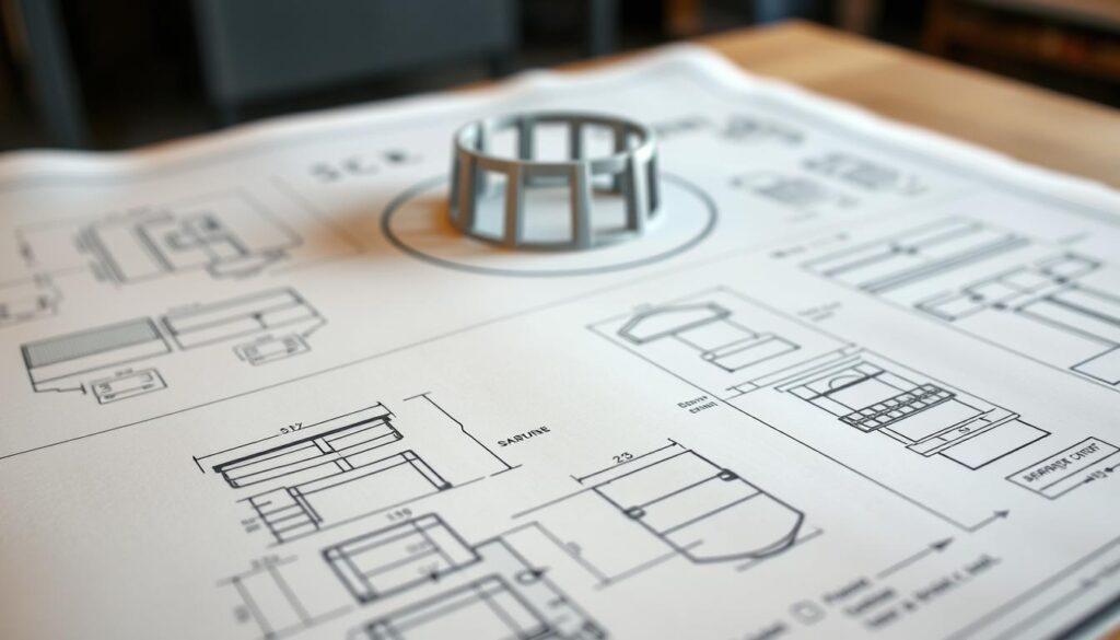 planning van de barbecueconstructie