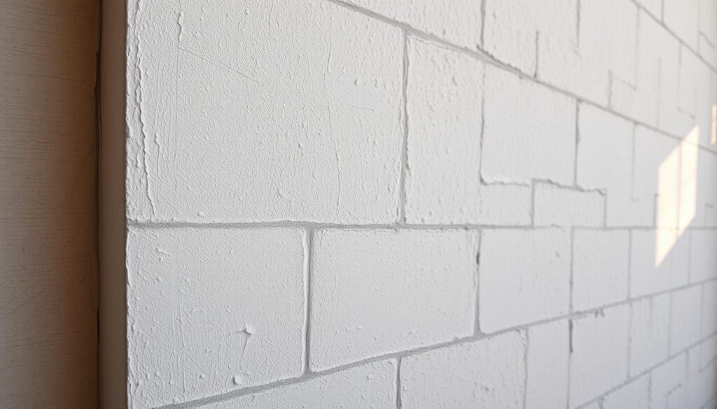 plaster with a decorative effect